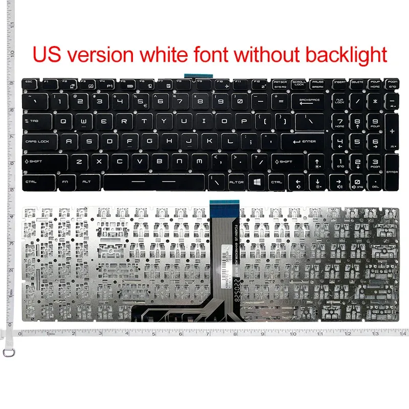 Фото Клавиатура для ноутбука US/RU/SP/FR для MSI GP62/M GP63 GP65 GP72 GP73 GP75 GL60 GL62 GL63/M GL65 GL72/M GL73 GL75 GF75 GV62 CR72 CX72 №2