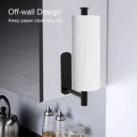 self adhesive toilet paper holder bathroom stainless towel holder toilet punch free roll paper holder kitchen hook storage