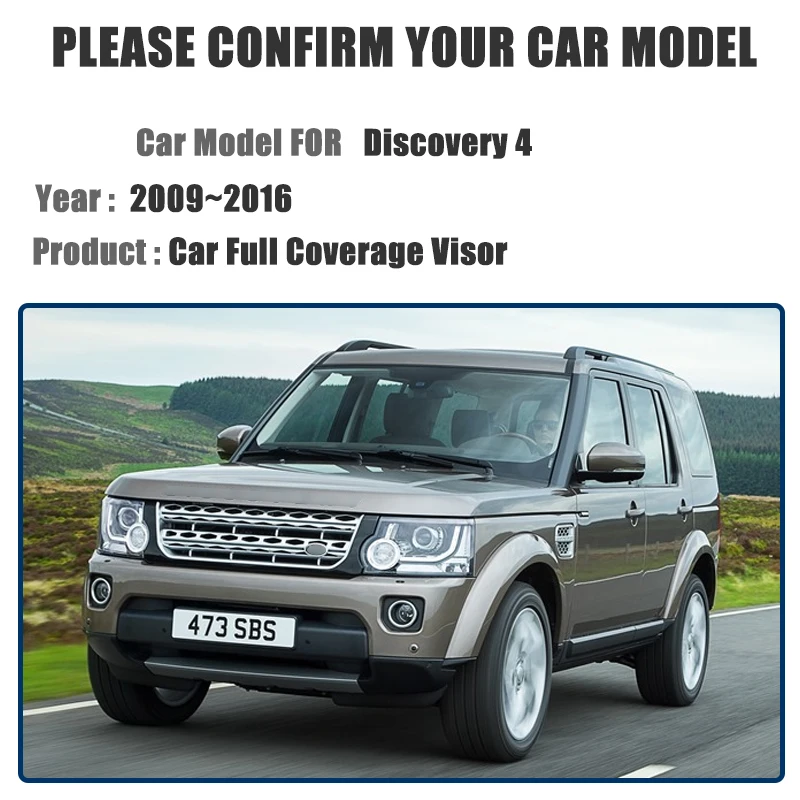 Фото Солнцезащитный козырек для Land Rover Discovery 4 2012 L319 LR4 аксессуары 2009 ~ 2016 солнцезащитный козырек для автомобиля солнцезащитные козырьки для окон автомобильные аксессуары №3