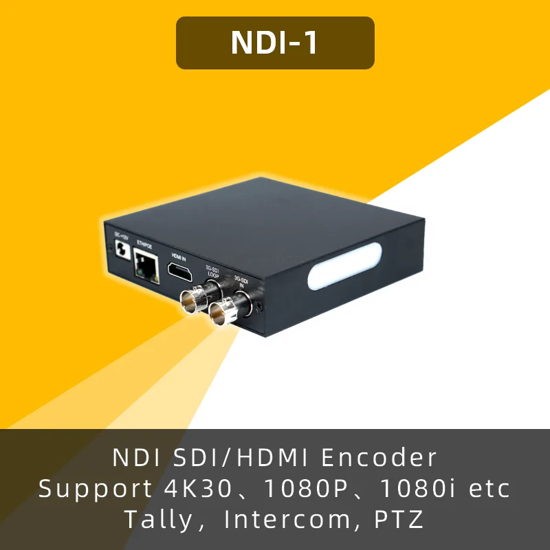 [NDI-1] Кодировщик NDI Full 4K30 SDI HDMI с низкой задержкой rah5 1080P