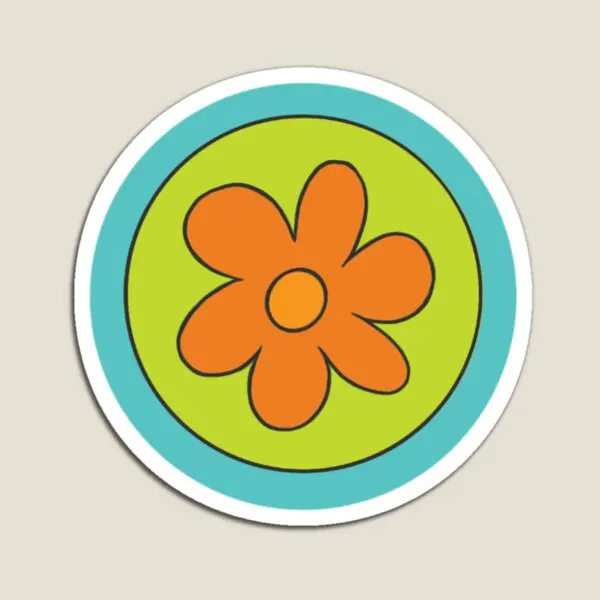 

Flower Power Magnet Children Holder Home Kids Baby Colorful Magnetic Decor Funny Cute Refrigerator for Fridge Organizer Toy