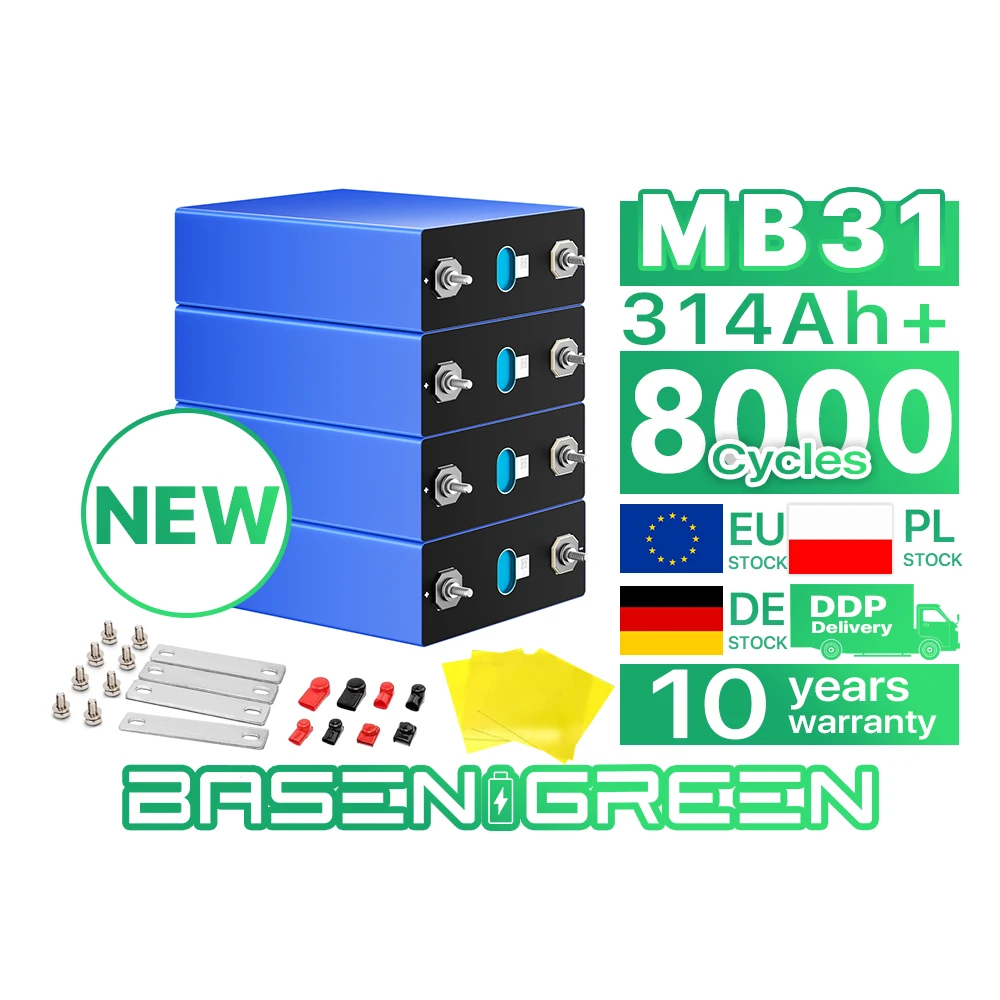 8000 циклов Mb31 314 Ач Lifepo4 Новый класс Lf314 330 3 2 В Liop4 Mb30 306 10000 Аккумуляторные элементы