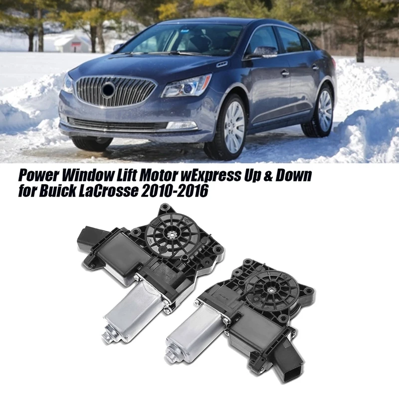 Left Power Window Lift Motor W/Express Up &amp Down For Buick Lacrosse 2010-2016 20951579 742-578 Glass Regulator Parts