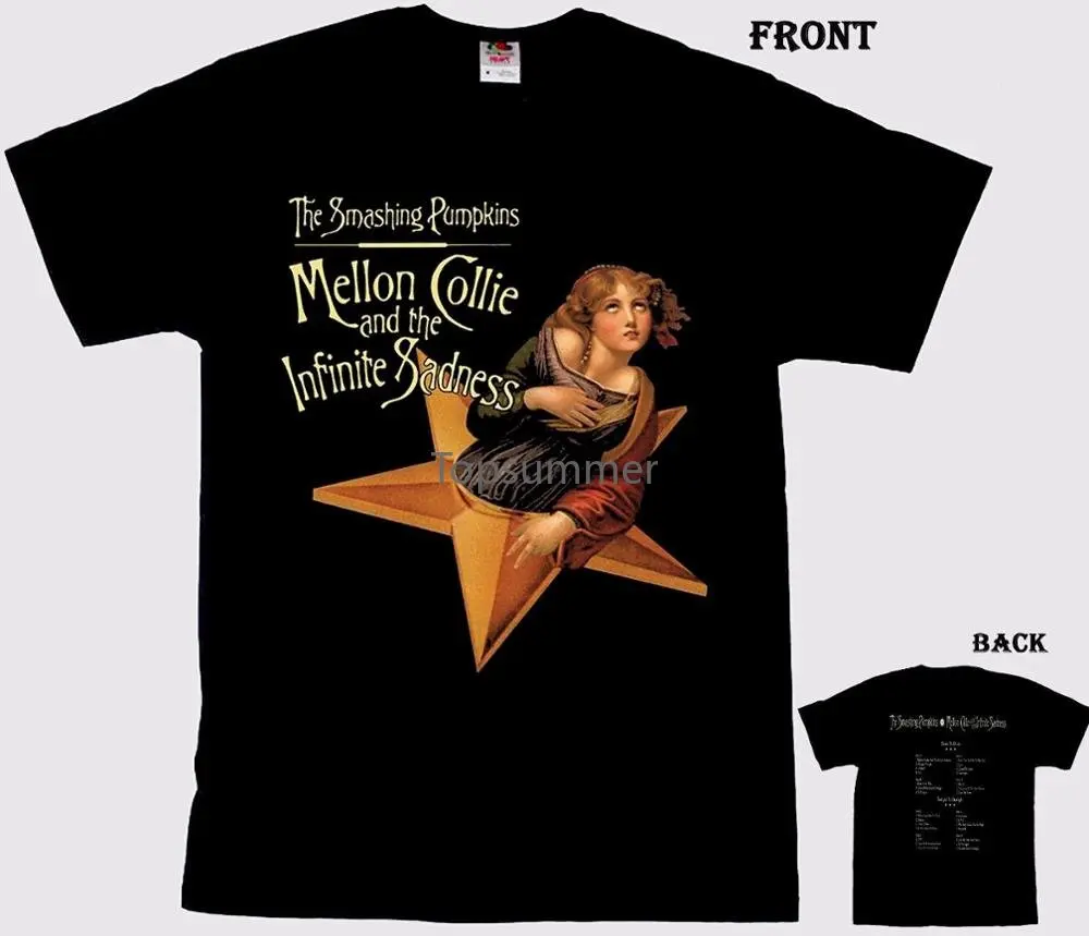 

Work Shirts Crew Neck Short The Smashing Pumpkins Mellon Collie And The Infinite Sadness T-Shirt S To 6Xl Office Mens Tee