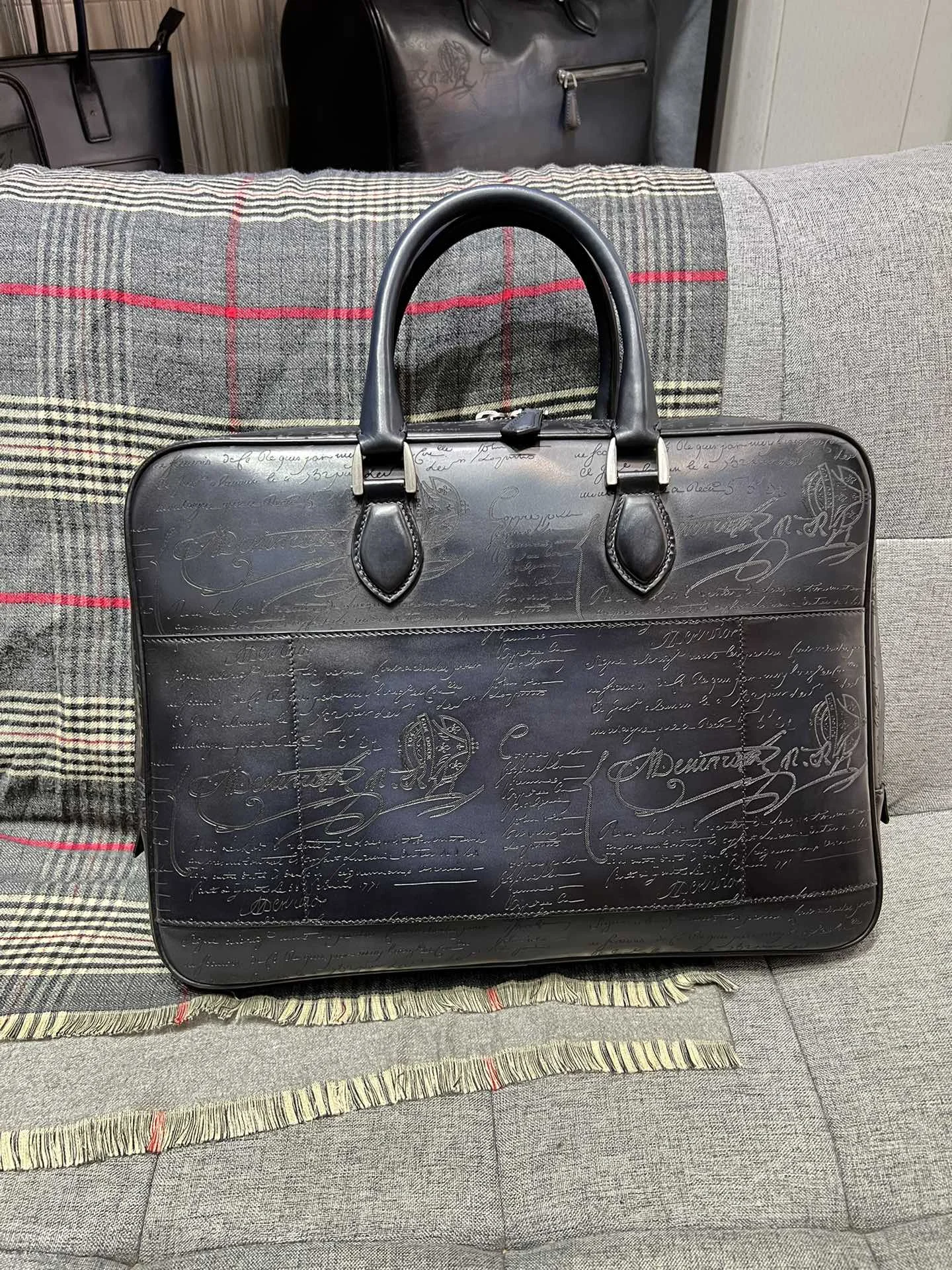 Briefcases Men Handbags Luxury Retro Leather Briefcases Business Bag Men