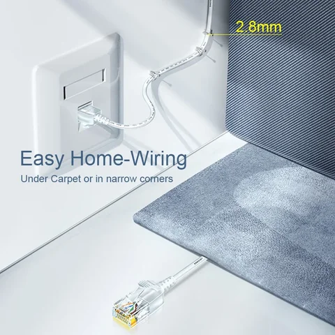 Кабель Ethernet SAMZHE Cat6A - Высокоскоростное соединение до 10 Гбит/с — изображение продукта