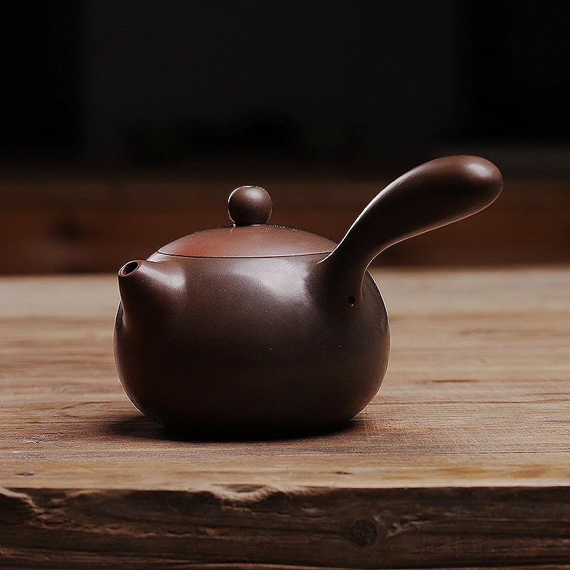 

Удобный напиток ручной работы Guangxi Qinzhou Yuxing керамический чайник Tang Yu горшок Боковая ручка горшок Xi Shi
