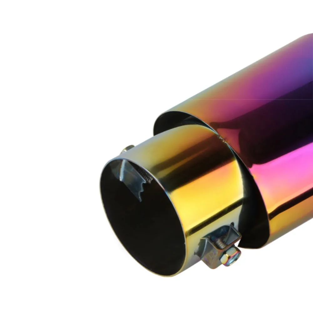 1 шт. 2 5-дюймовый наконечник для автомобильного глушителя хвостовой глушитель из