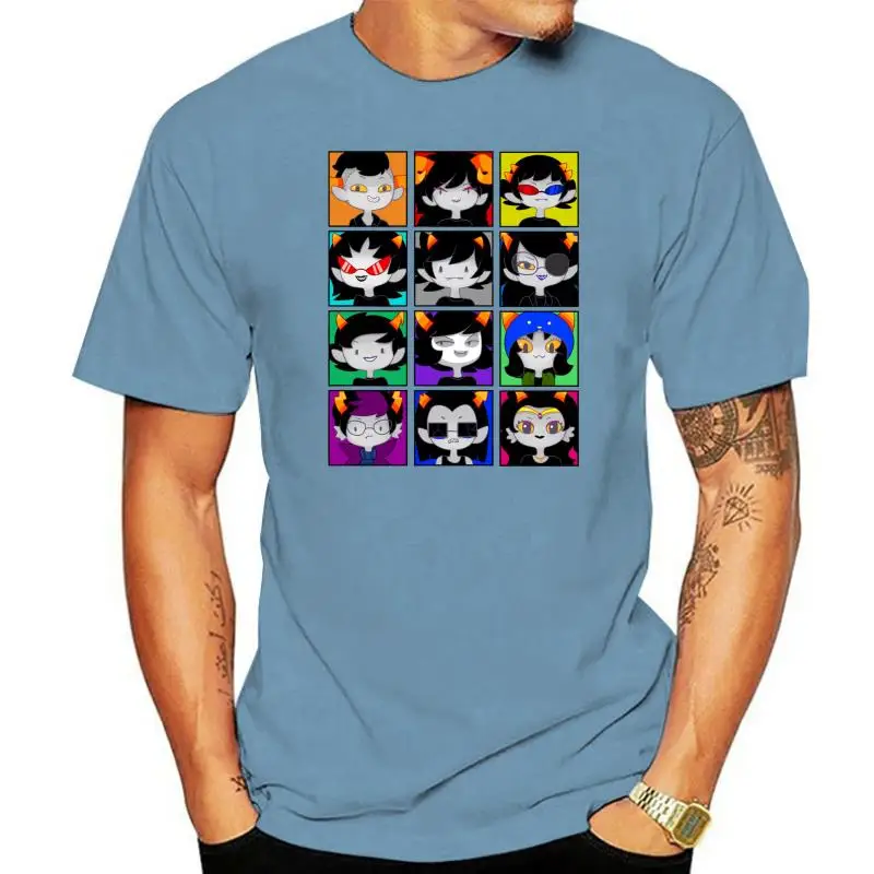 

Мужская футболка Homestuck-новое холщовое изображение в 12 коробках