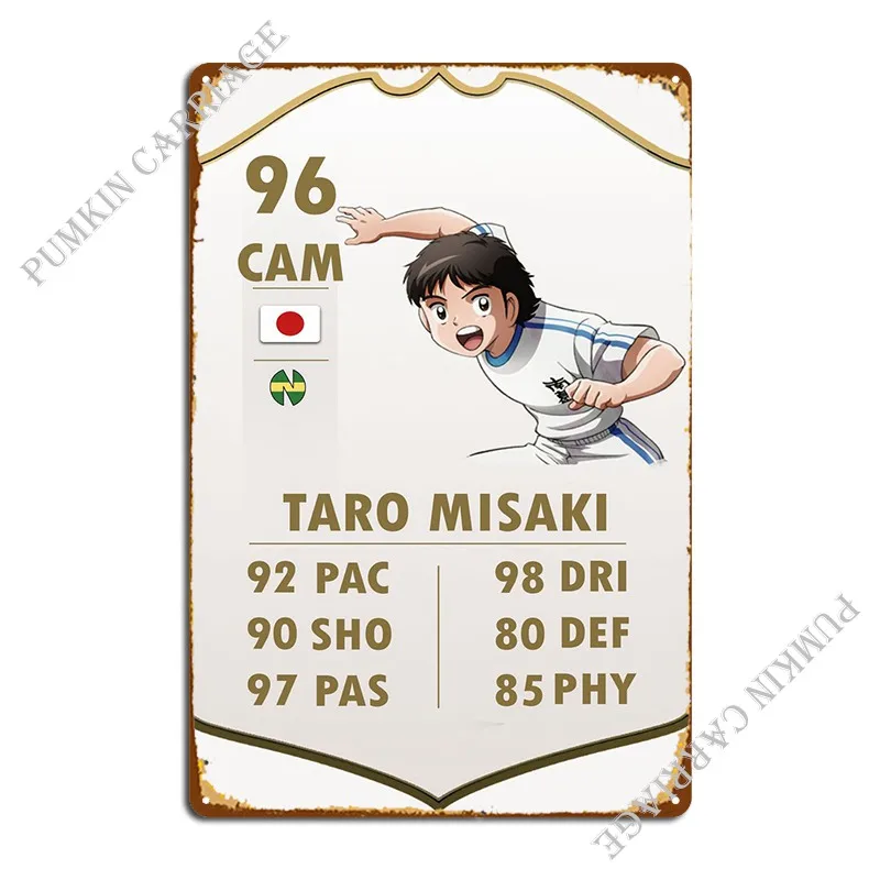 

Металлический знак Misaki, дизайн паба, Настенный декор, дизайнерский знак, оловянный плакат