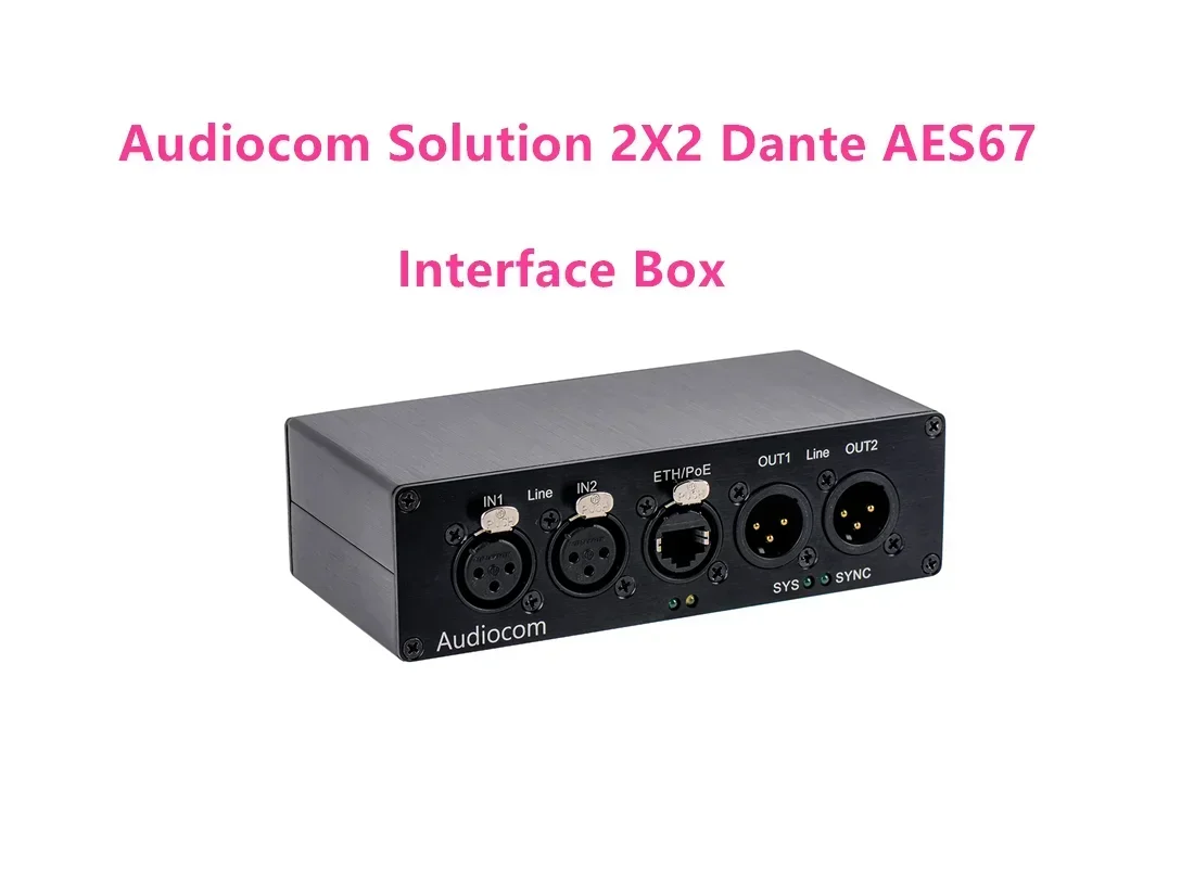 Интерфейсный блок передачи аудиосети Audiocom DT AES67