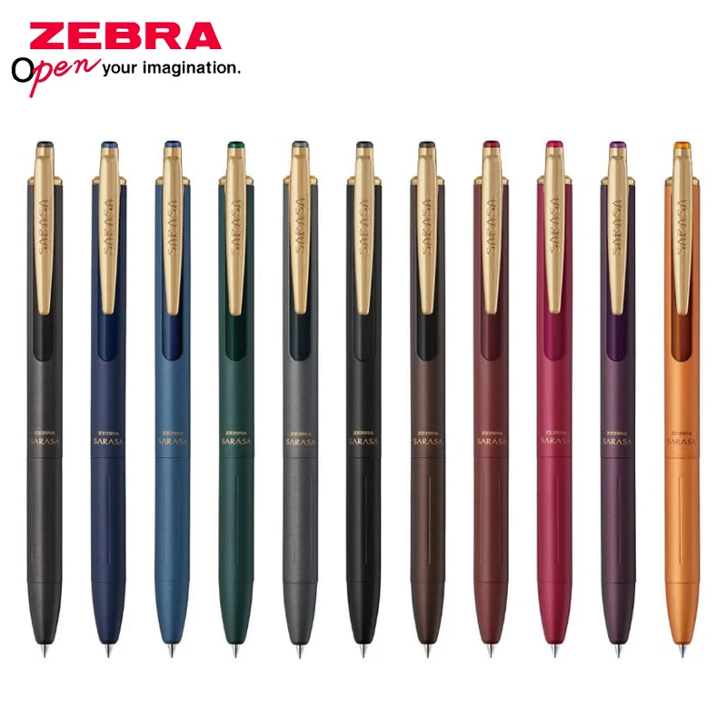 

Japan ZEBRA Limited Gel Pen Sarasa Grand Retro Frosted Metal Rod JJ56 Press Ballpoint Pen 0.5mm Office Stationery Quick-drying