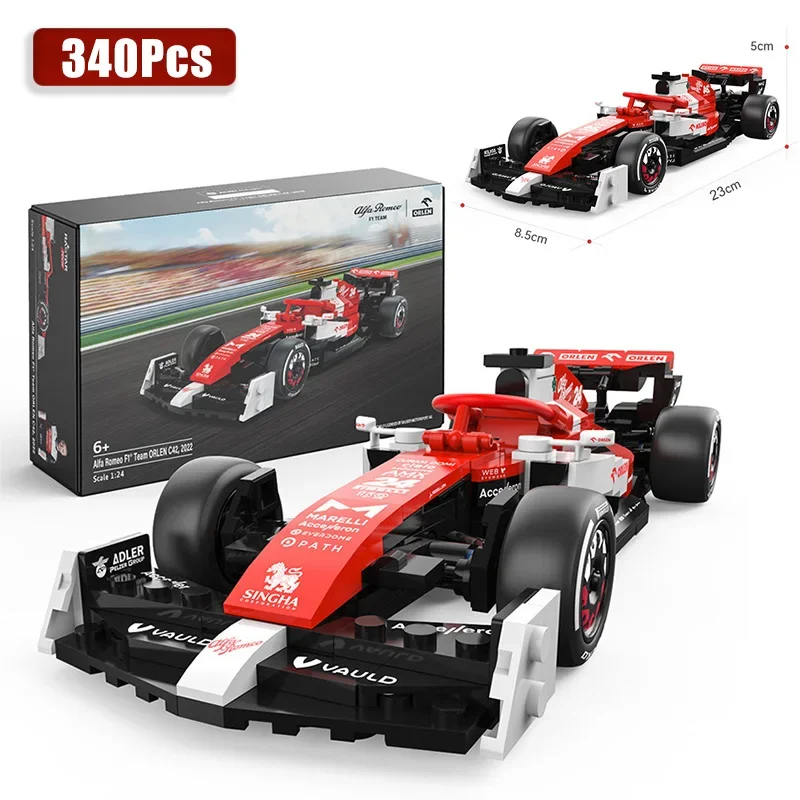 Техническая формула F1 Модель гоночного автомобиля Строительные блоки Городская