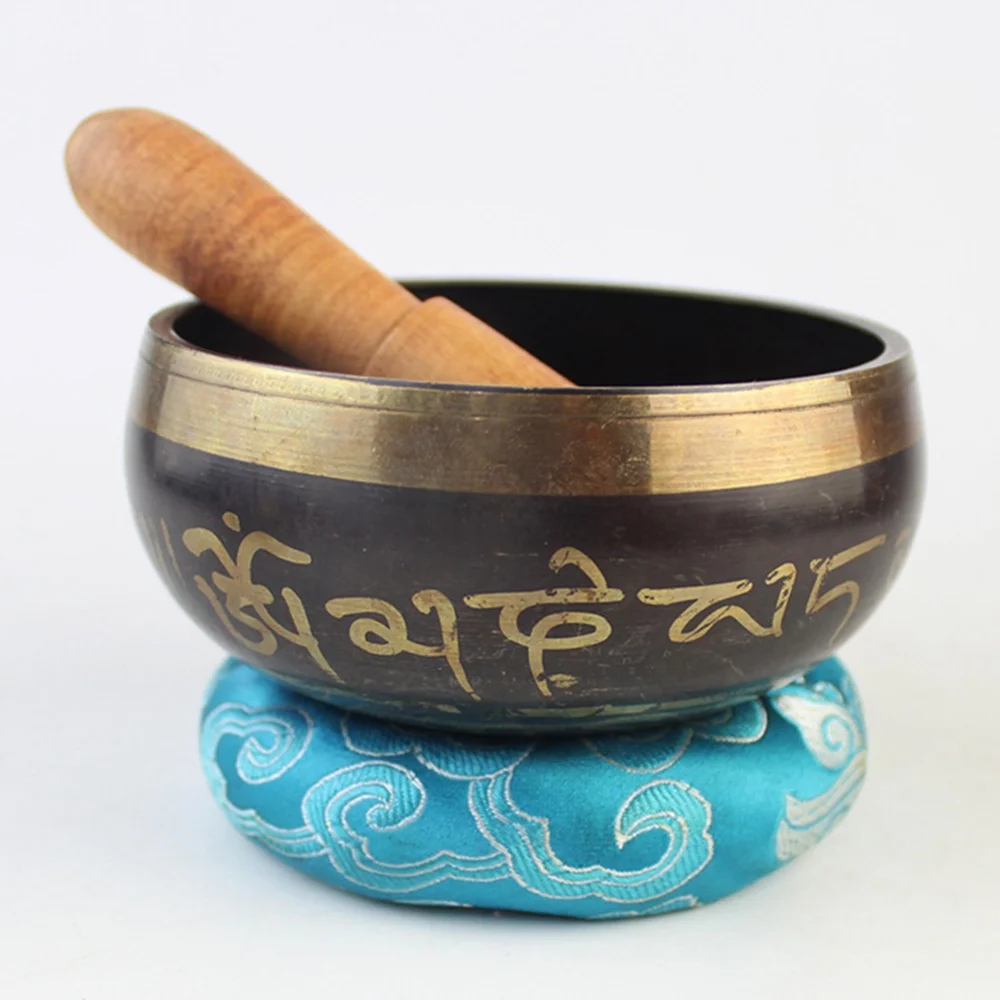 Тибетская Поющая Чаша Со Звуком Будды Металлическая Для Пения Йога Медитация