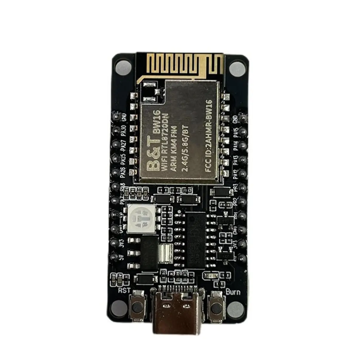 Плата разработки (A96Z) BW16 с интерфейсом Type-C, двухдиапазонным Wi-Fi (2.4G и 5G) на базе RTL8720DN и модулем Bluetooth BLE с низким энергопотреблением, для пайки (art.: 3920dc091ee28) - 3920dc091ee28