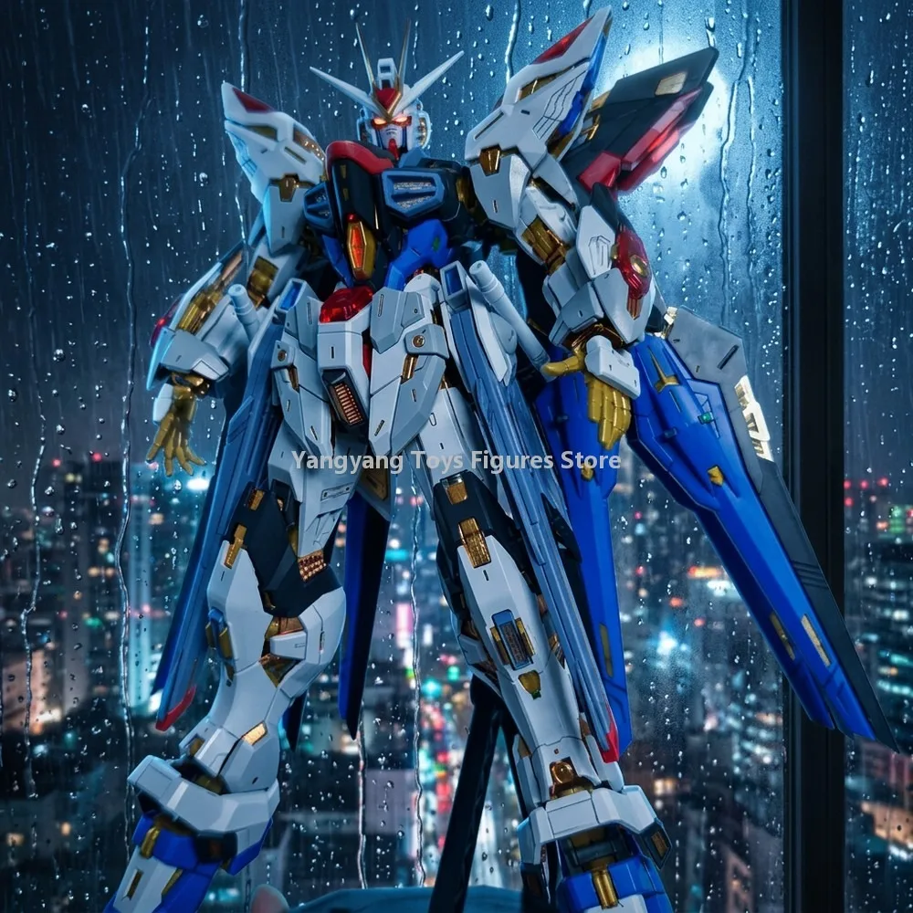 Фото Новая модель CHANGLONG 7701 Mgex Zgmf-X20a Strike Freedom: пластиковые наборы для сборки, аниме-фигурки, роботы, пластиковые модели игрушек №3