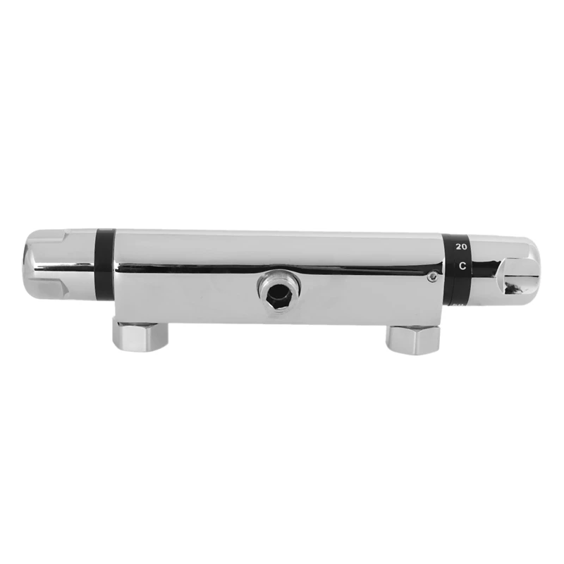 

Chrome Thermostatic Bar Shower Mixer Valve Anti Scald Tap