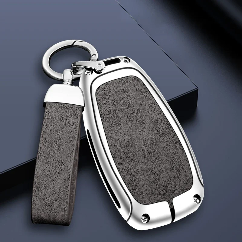 Кожаный чехол для автомобильного ключа из цинкового сплава защитный Chevrolet Onix Equino