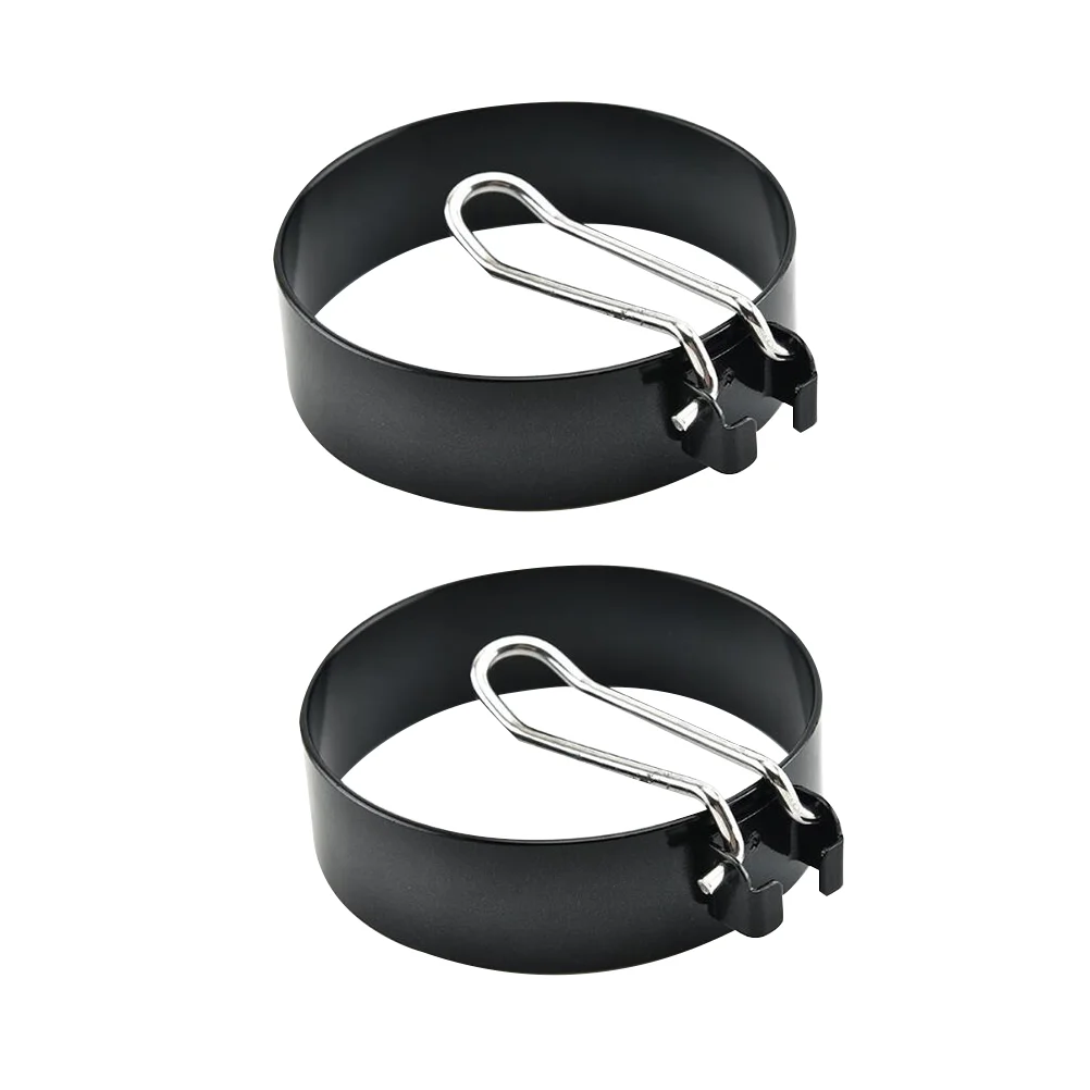 

2 Pcs Circle Stencil Ring Egg Timer Kids Pancake Ring Mold Stainless Steel Egg Cooker Egg Ring Breakfast
