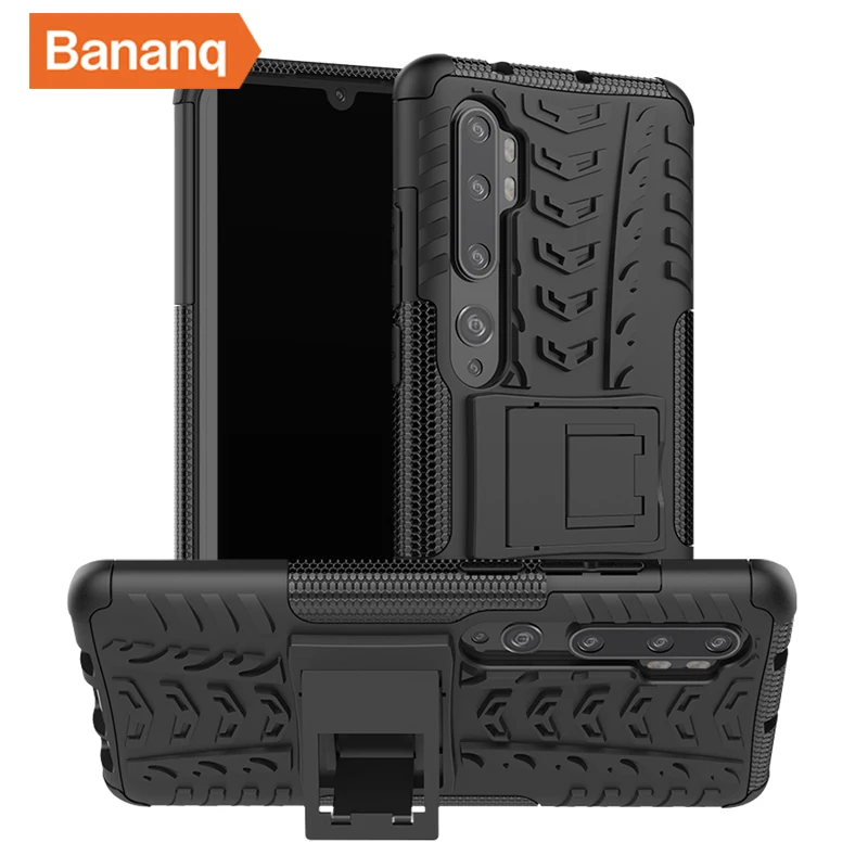 

Bananq Holder ShockProof Armor PC Plastic Case For Xiaomi 11T 11 11i 10T 10i 9T 9 8 Lite Pro Stand Phone Cover