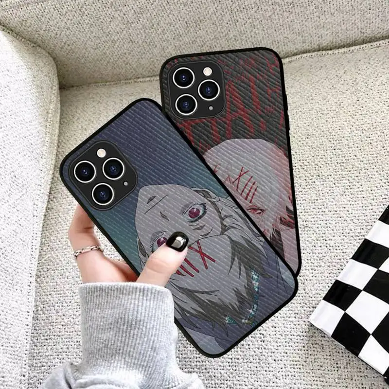 

Anime JUUZOU SUZUYA Tokyo Ghouls Phone Case Hard Leather Case for iPhone 11 12 13 Mini Pro Max 8 7 Plus SE 2020 X XR XS Coque