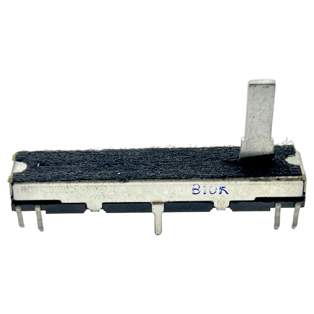 

45MM Straight Slide Potentiometer B10K*2 8PIN for CT-677 Electronic Piano Shaft Length 15MM High Quality