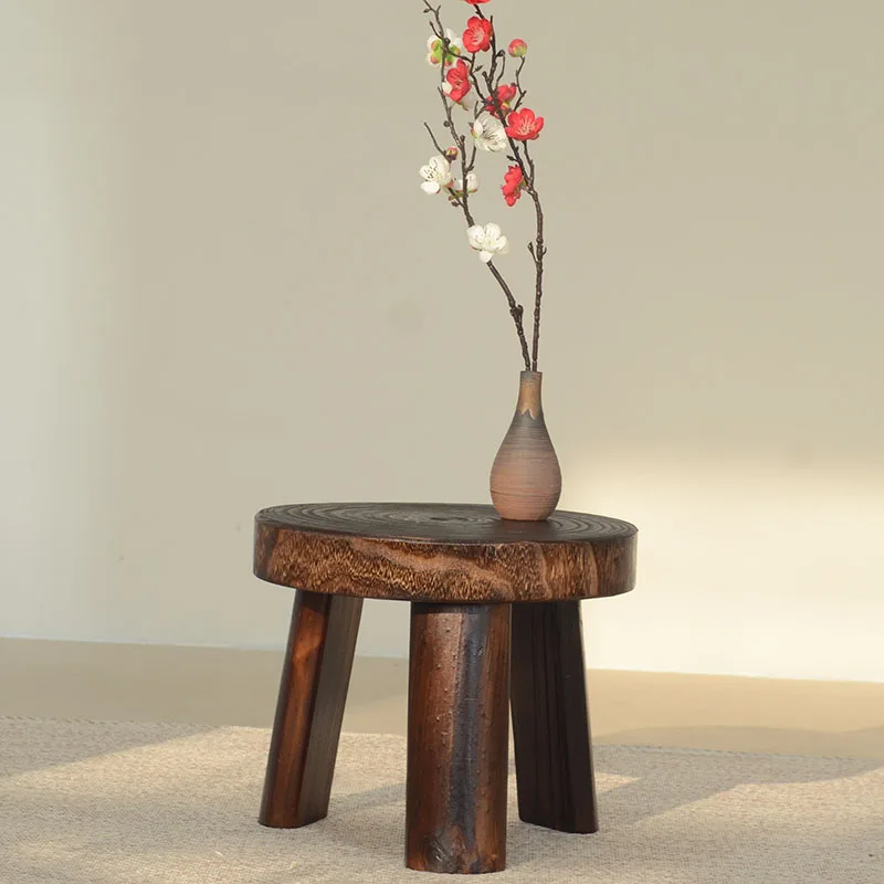 Съемные стулья из массива дерева с низкой подставкой для ног