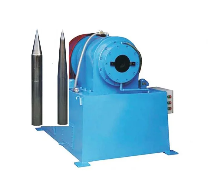 

Low Noise High efficiency Ground Screw production line tube pointing helix forming Machine