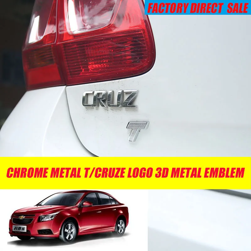 

Автомобильные аксессуары, наклейка, хромированный металлический логотип T/CRUZ, 3D металлическая эмблема, значок, задний багажник, объемное украшение, Стайлинг для cruz