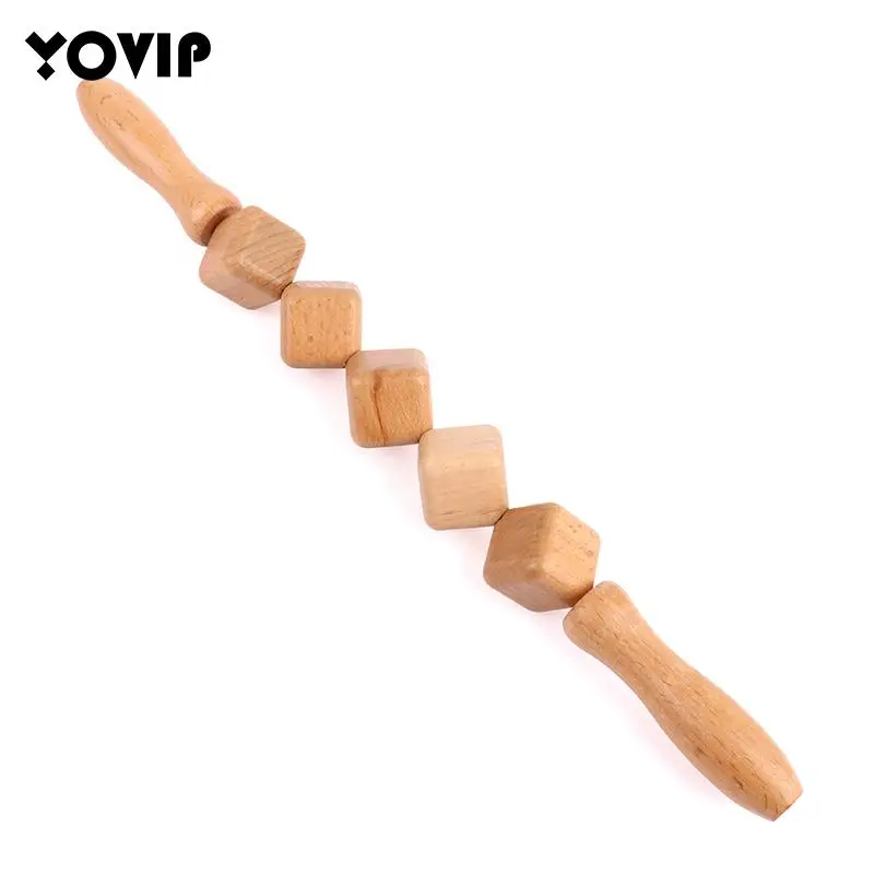 

Wooden Body Massage Tool Foot Reflexology Acupuncture Thai Massage Roller