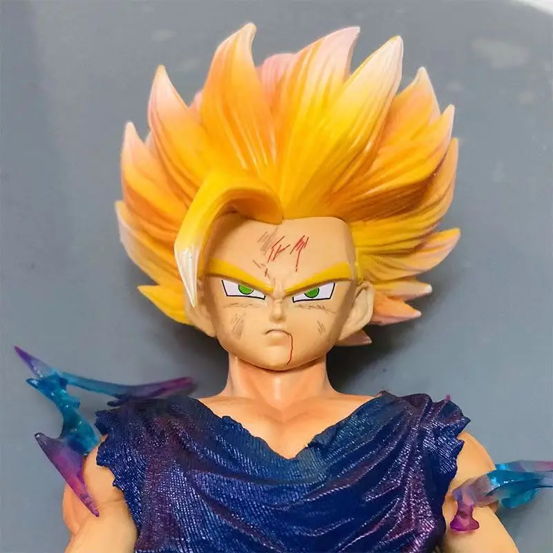 26 См Dragon Pearl Super II Sun Wukong GK Ручная Работа Saiyan Battle Damage Standing Аниме Фигурка Модель Сцена