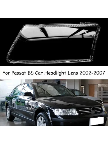 Левая сторона для Passat B5, крышка объектива фар автомобиля, абажур для переднего фонаря, крышка корпуса