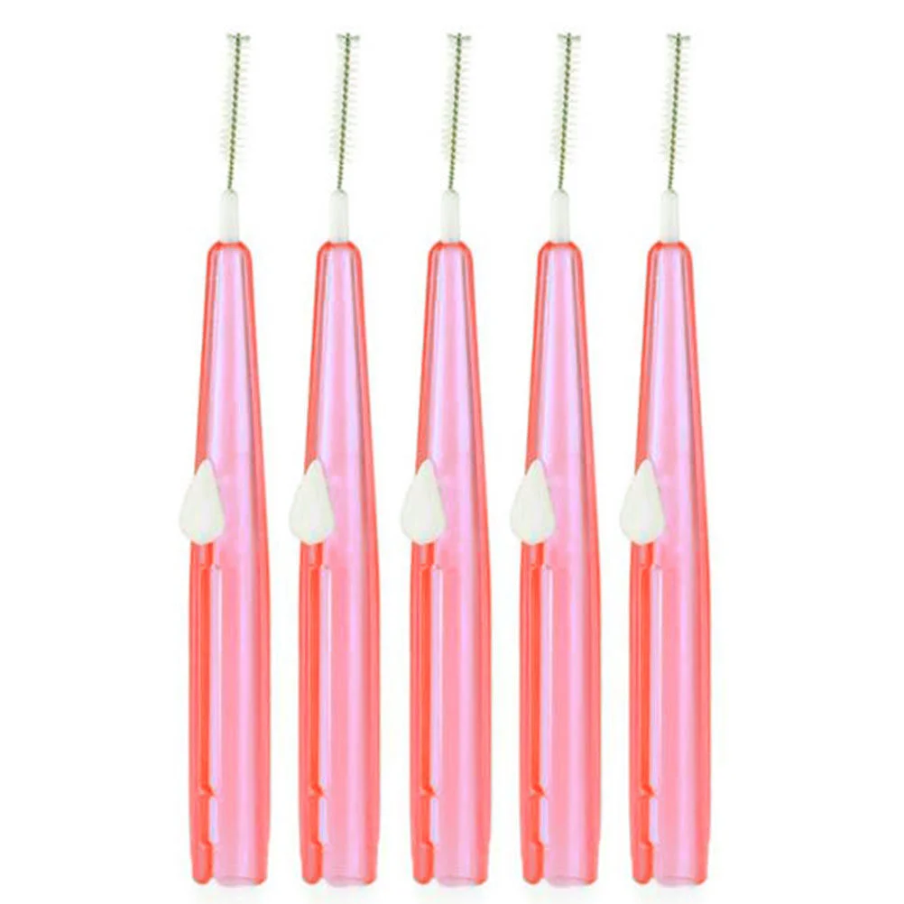 

Interdental Brushes Floss Pick Between Brush Narrow Spaces Toothpick Health Care Supplies 60pcs ( )