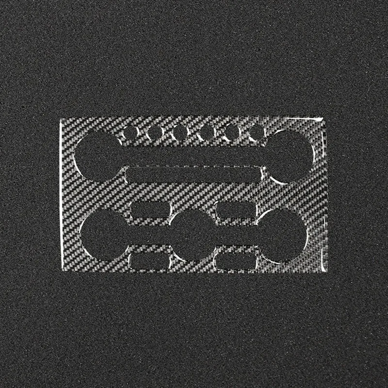 

For Nissan GTR R35 2009-2015 Carbon Fiber Air Conditioning CD Panel Decorative Cover Trim Interior Accessories