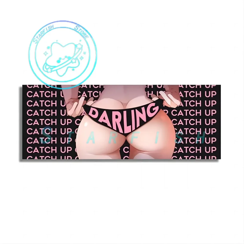 Аниме сексуальный Дрифт девушка уайфу автомобиль бампер ноутбук креативная