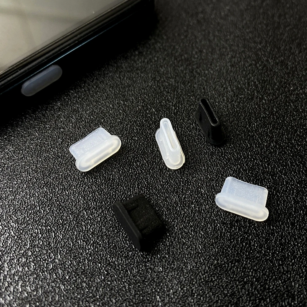 5-10 шт. Пылезащитная заглушка Type-C для порта USB зарядки силиконовый чехол Samsung Huawei