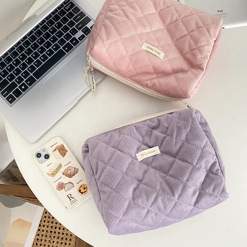 

Casual Ladies Small Storage Bag with Zipper Female Travel Clutch Bag Small Handbags Large Capacity Women's Cosmetic Bags Cases