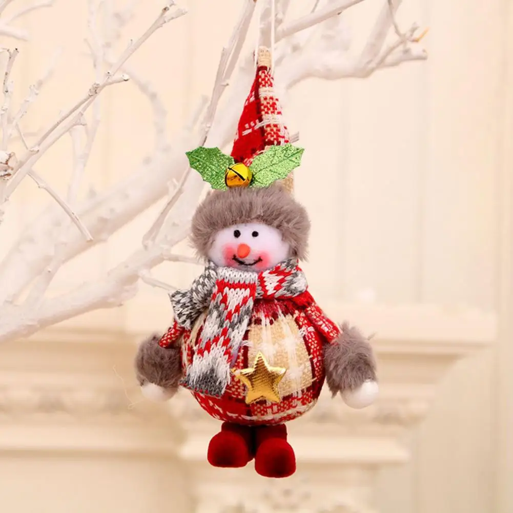 

Ornamental Santa Claus Lightweight Christmas Doll Pendant Home Decoration Santa Claus Doll Christmas Tree Pendant 17cm