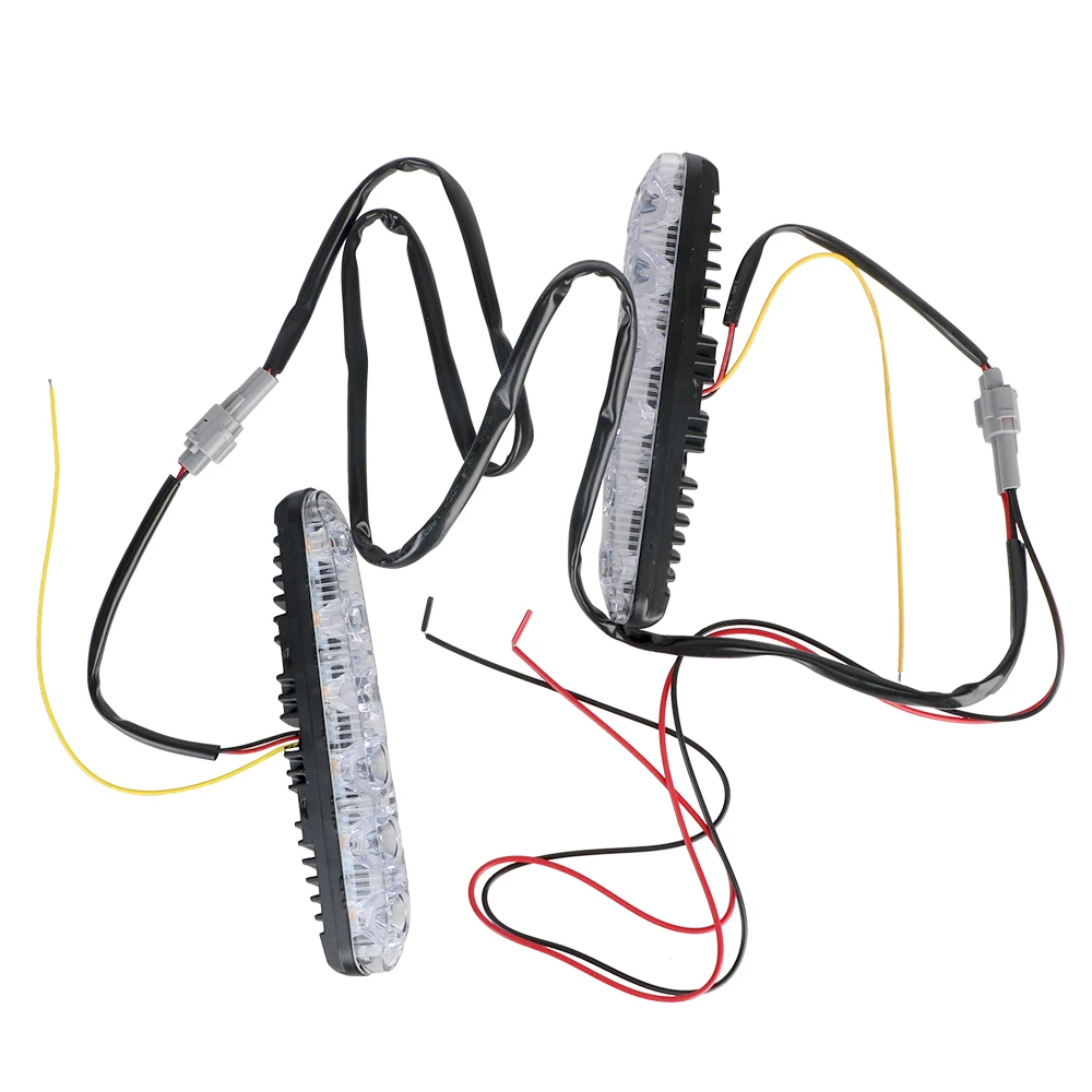 1 Пара Универсальных Водонепроницаемых Дневных Ходовых Огней Drl Светодиодные