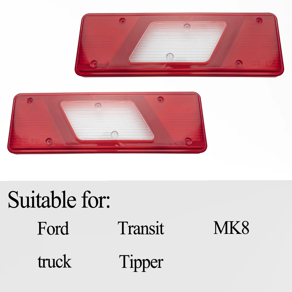 1 пара правая и левая сторона задняя лампа крышка объектива подходит для Ford Transit MK8