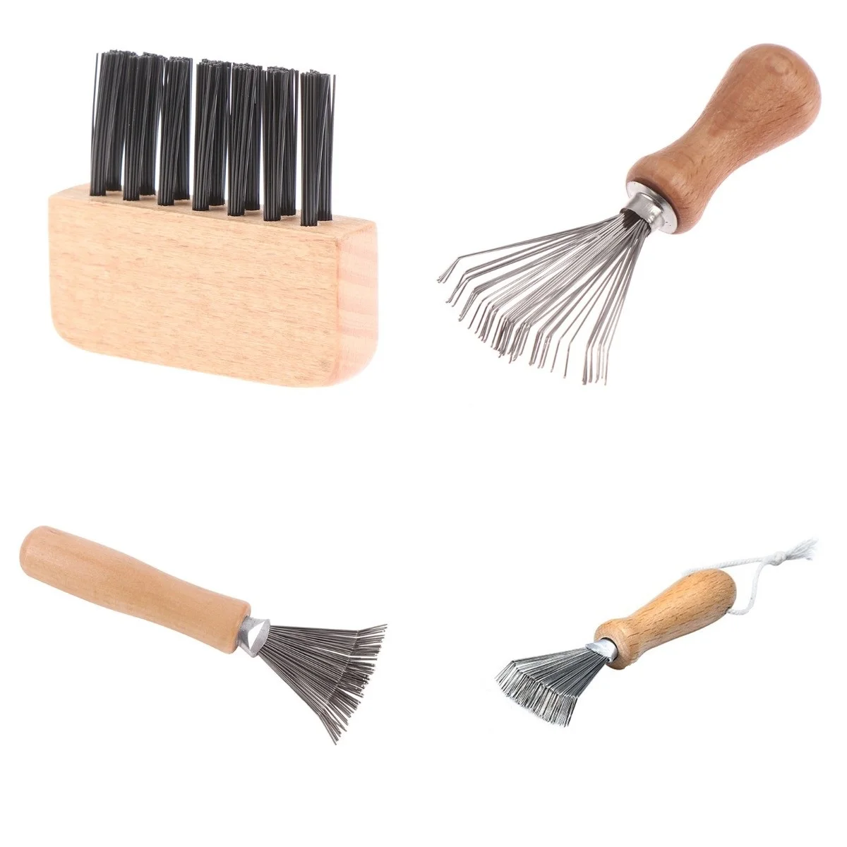 

1 шт., деревянная пластиковая искусственная щетка для удаления волос