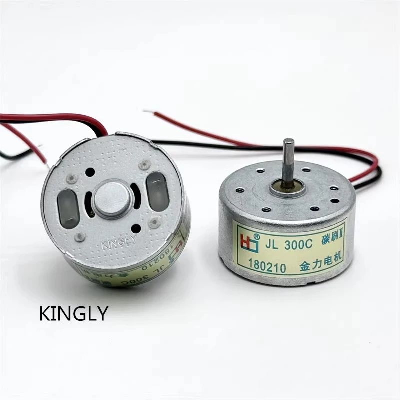 Фото RK-300C-13250 Mini 300 электродвигатель постоянного тока 3 в 3,7 в 5 в 6 в 12000 об/мин, высокоскоростной микро 24 мм, Круглый Шпиндельный двигатель «сделай сам», модель солнечной энергии №3
