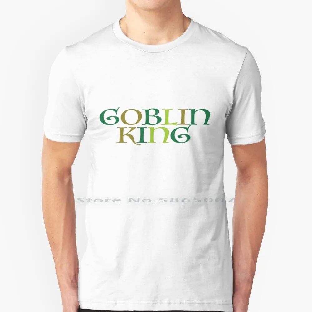 

Goblin King T Shirt 100% Cotton King Goblincore Cottagecore Green Big Size 6xl Tee Gift Fashion