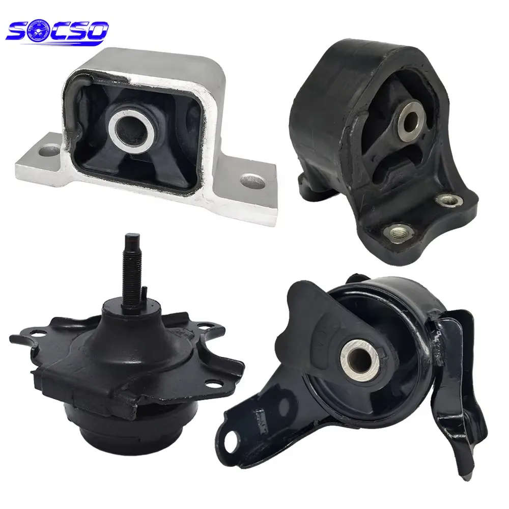 Фото Комплект из 4 опор двигателя и трансмиссии для Honda CR-V 2002-2006 2.4L, кронштейны 50810-S7D-003, 50805-SJF-981 №1