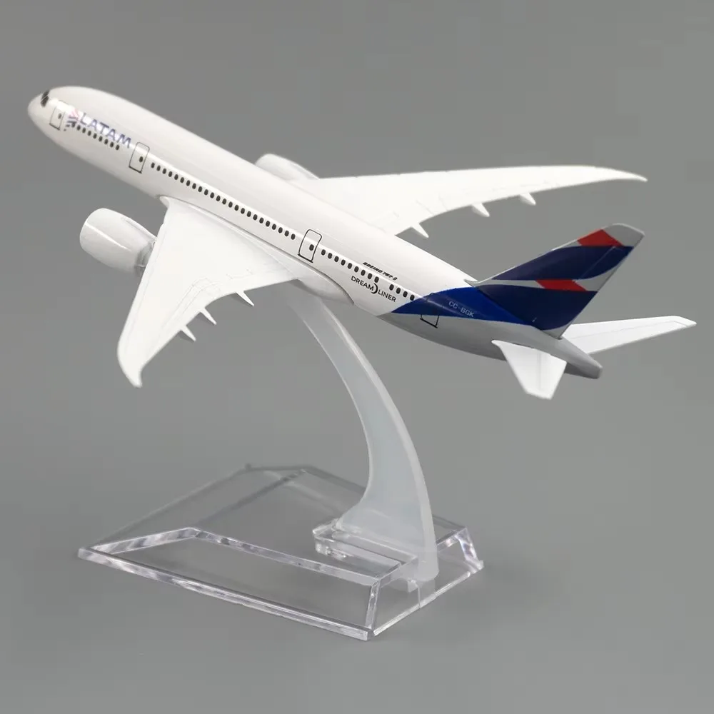 16 см самолет Latam Airlines B787 металлическая модель самолета 1:400 имитация пассажирского