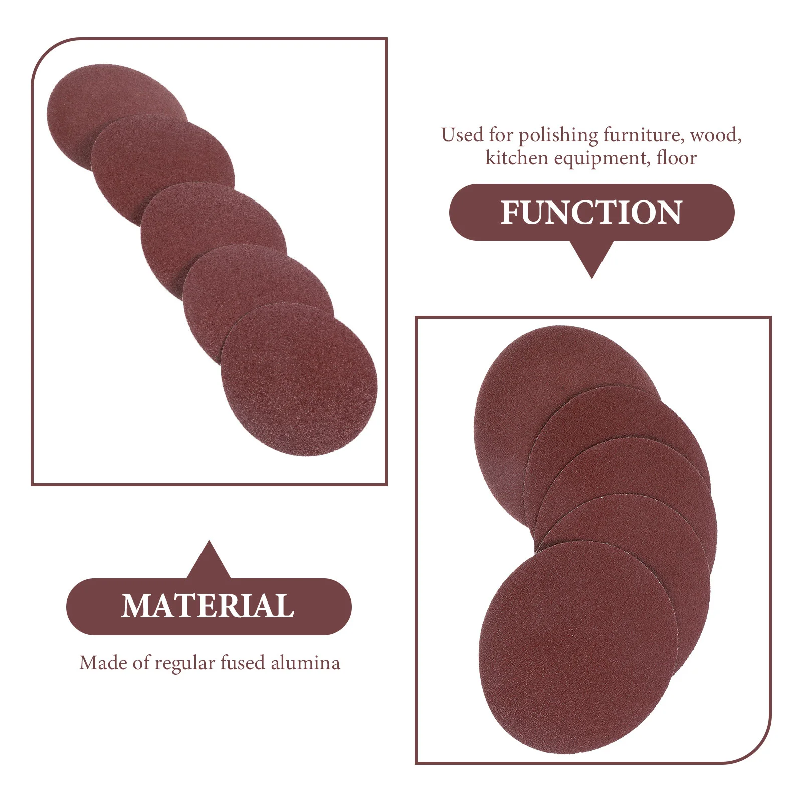 100 шт. наждачная бумага с дисковым покрытием для рукоделия полировки дерева