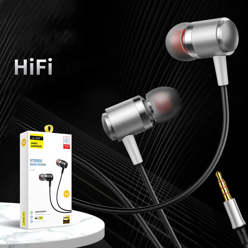 Наушники-вкладыши V2 с динамическими басами