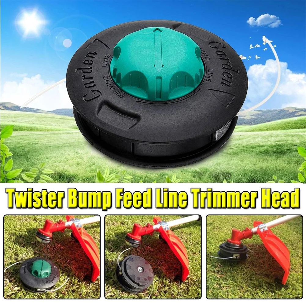 Universal M10 Aluminum Nylon Brush Mower Bump Spool Grass Trimmer 2 Lines Cutter Head Automatic Grass Trimmer Head For Gasoline