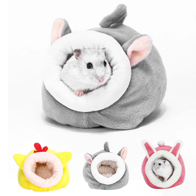 

Hamster House Guinea Pig Accessories Hamster Cotton House Small Animal Nest Winter Warm For Rodent/Guinea Pig/Rat/Hedgehog