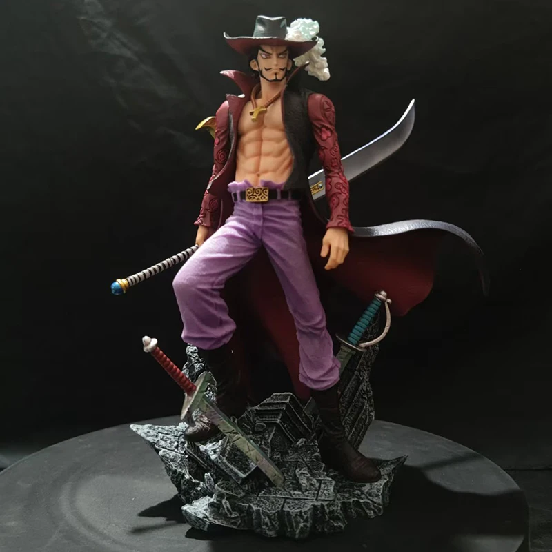 28 см цельные фигурки Eagle Eye Dracule Mihawk аниме фигурка Top War ПВХ модель игрушки
